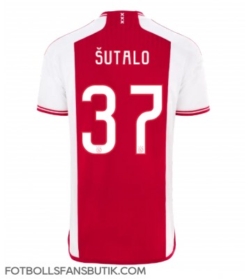 Ajax Josip Sutalo #37 Replika Hemmatröja 2023-24 Kortärmad